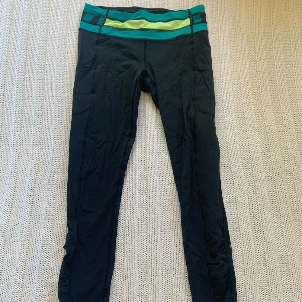 Lululemon High Rise Blue Leggings
